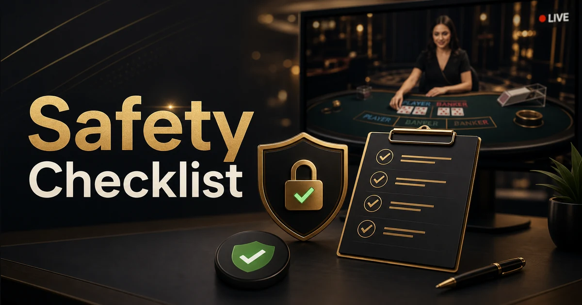 Live Casino Safety Checklist cover