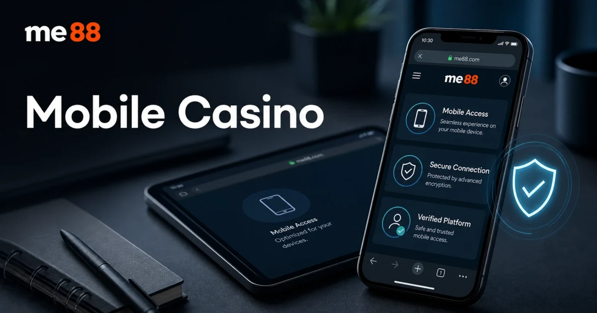 Mobile Casino Malaysia Guide cover showing smartphone access, browser route, device security and verification cues.