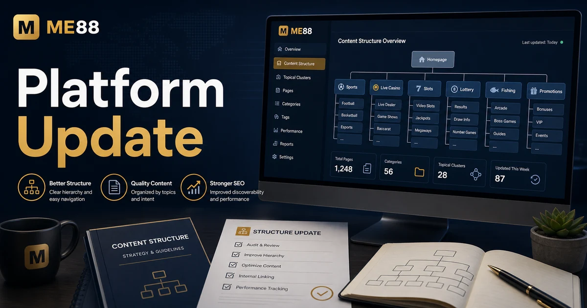 ME88 Malaysia Content Structure Update